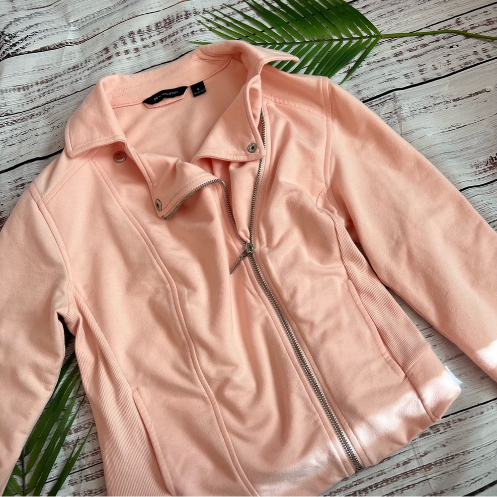 H by Halston Knit Motorcycle Jacket
